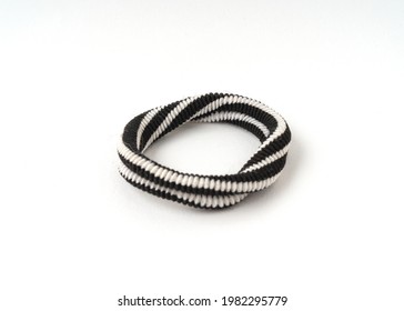 Women Hair Tie Isolated On White Background.