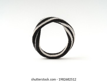 Women Hair Tie Isolated On White Background.