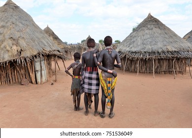 Women From The Hamer Tribe In Ethiopia Africa