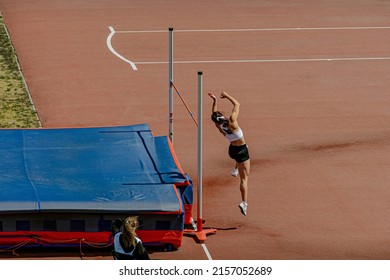 Women High Jump In Track And Field Event