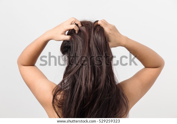 Women Itching Scalp Itchy His Hair Stock Photo (Edit Now) 529259323