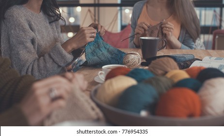 Women In The Knitting Studio