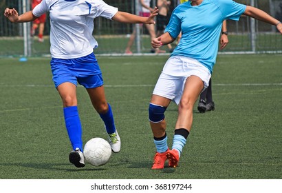 Women Are Playing Soccer
