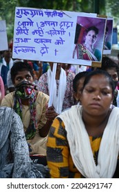 Women Protesting Against The Murder Of Tribal Woman Prabha Ekka After The Rape. Gurgaon, Haryana, India. September 20, 2022.