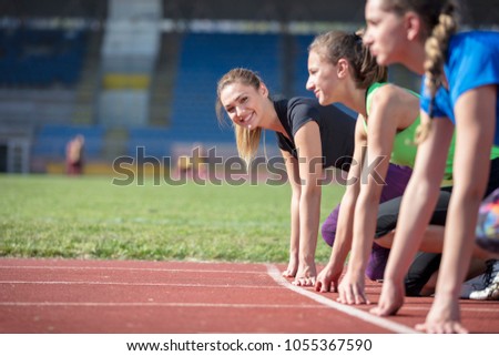 Women ready to race on track field