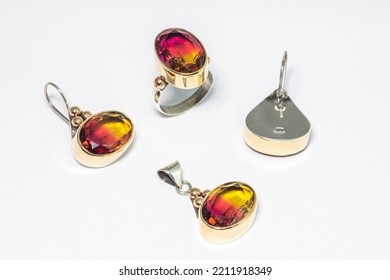 Women Silver Set Ring Pendant Earring Made Of Different Compositions On White Background And Wooden Floor Macro Detail Shot Female Fashion Jewelry Design Background Images Buying. 