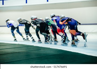 Women Speed Skaters Mass Start Competitions In Speed Skating