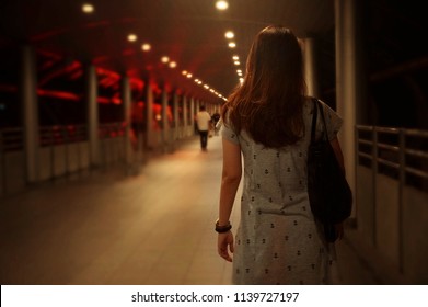 Women Walking Alone 