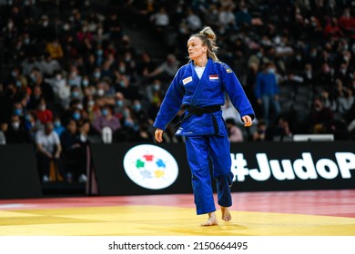 Women's -63 Kg Geke Van Den Berg Of The Netherlands During The Paris Grand Slam 2022, IJF World Judo Tour On February 5, 2022 In Paris, France.