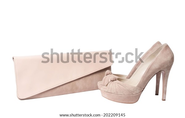 clutch bag and shoes