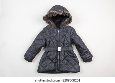 Women's Black Hooded Warm, Winter Jacket