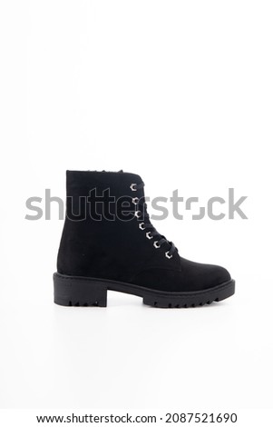 women's boots on a white background