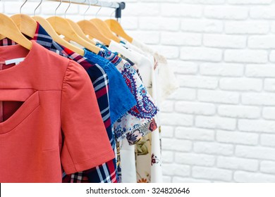 Women's Clothes On Hanger