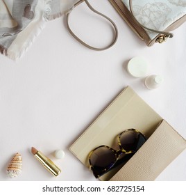 Flat Lay Set Luxury Female Clothing Stock Photo 1122682877 | Shutterstock