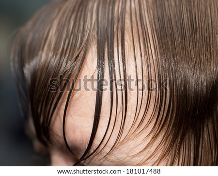 Similar – Image, Stock Photo myLOVE Bangs Haircut