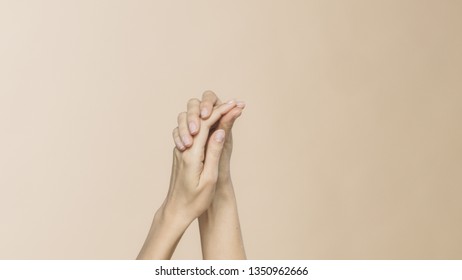 Women's hands, cosmetics care
 - Shutterstock ID 1350962666