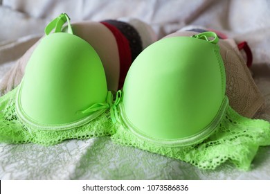 lime green bra