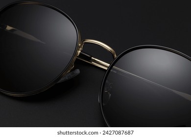 luxury Women's black sunglasses