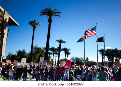 Women's march January 21st 2017 Phoenix Arizona