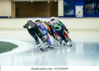 Women's Mass Start Competitions In Speed Skating