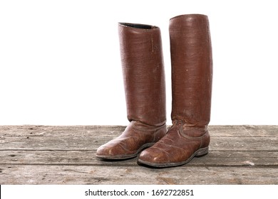 antique leather boots