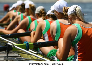 Women's Rowing Team. Eight.