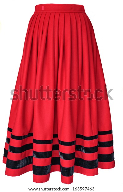 Womens Skirt Spanish Style Galicia Stock Photo Edit Now 163597463