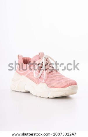 women's sneakers on a white background