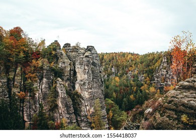 A wonderful hiking tour in the Saxon Switzerland and the Czech Republic - Shutterstock ID 1554418037