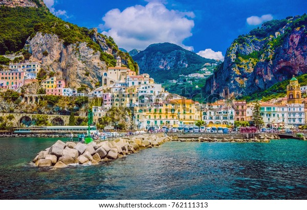 Wonderful Italy Small Haven Amalfi Village Stock Photo (Edit Now) 762111313