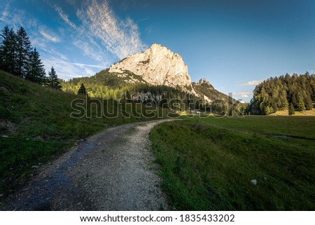 Similar – Der Weg zum Wetterstein