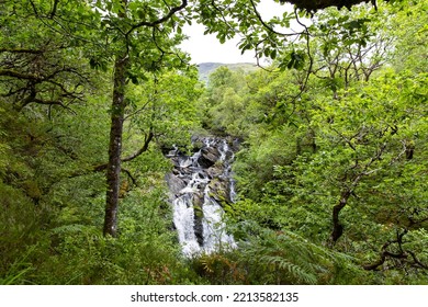 Wonderful Natural Landscape At Strone Hill Forestry, Scotland