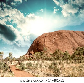 Wonderful Outback Colors In Australian Desert.