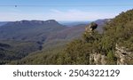 A wonderful view of Blue Mountain National Park in Australia 