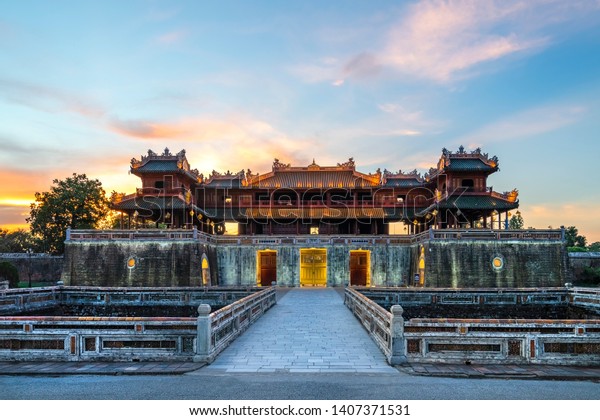 Wonderful View Meridian Gate Hue Imperial Stock Photo (Edit Now) 1407371531