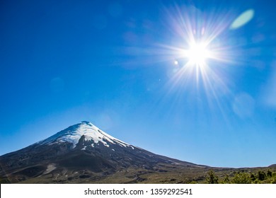 Wonderful Volcano Osorno In Vicente Pérez Rosales National Park, Chile