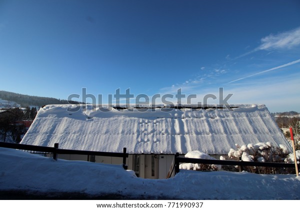 Wonderful Winter Landscape Le Locle Switzerland Stock Photo Edit Now