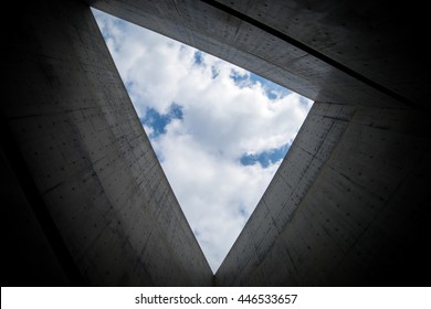 WONJU, SOUTH KOREA - JULY 2, 2016 : Museum SAN, Designed By Japanese Architect Tadao Ando, What Architecture Located Wonju In South Korea, And 1st Architecture Of His Portfolio In South Korea 