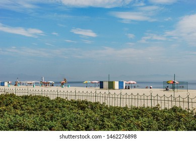Wonsan, North Korea, 31 July 2014. Wonsan beach on a hot summer day.