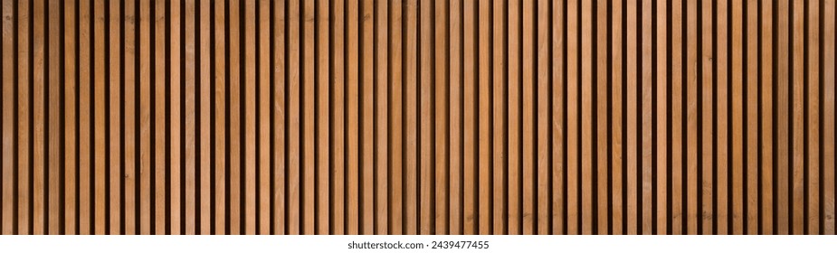 Wood background banner panorama long - Brown wooden acoustic panels wall texture , seamless pattern	
 - Powered by Shutterstock