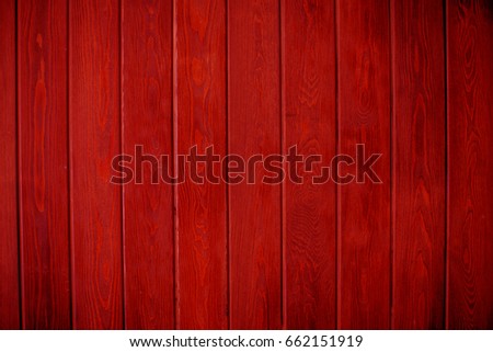 Wood background or texture. Red wooden background             