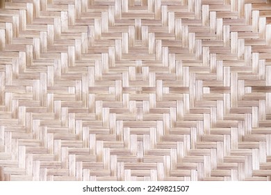 Wood bamboo mat old woven texture with hamper seamless patterns on light brown abstract background	 - Shutterstock ID 2249821507