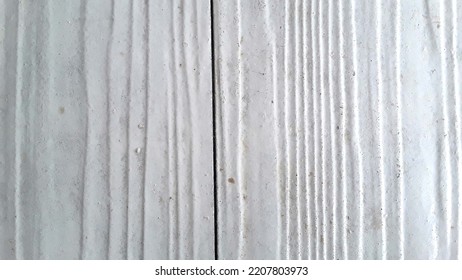 Wood Bench Texture In White Paint