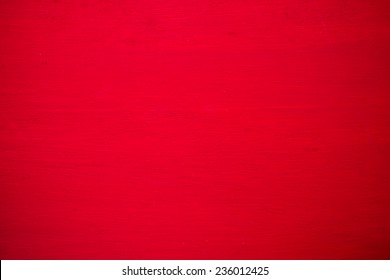 Wood Board Painted Red For Background.