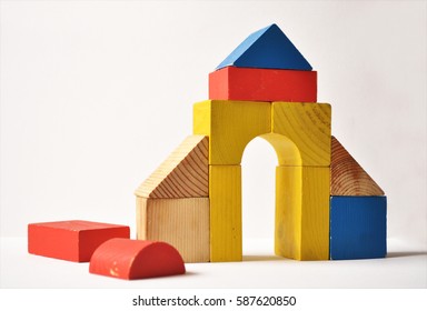 toy block house