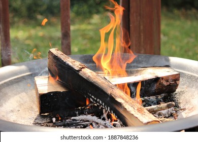 Empty Bbq Grill Hot Fire Flame Stock Photo 1065221267 | Shutterstock