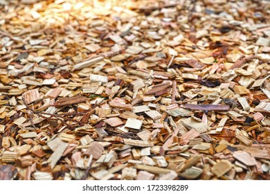 A lot of wood chips
