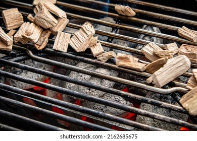 Wood Chips On The Grill