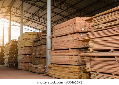 Wood Factory Stock And Lumber Board With Nature Business Export