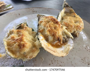 Wood Fired Crab Imperial Oysters